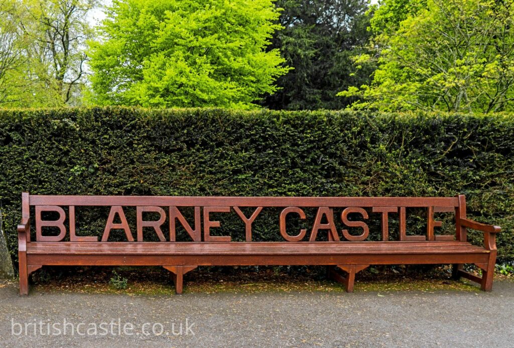 A bench at Blarney Castle